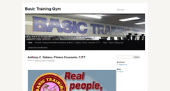 Desktop Screenshot of basictraininggym.com